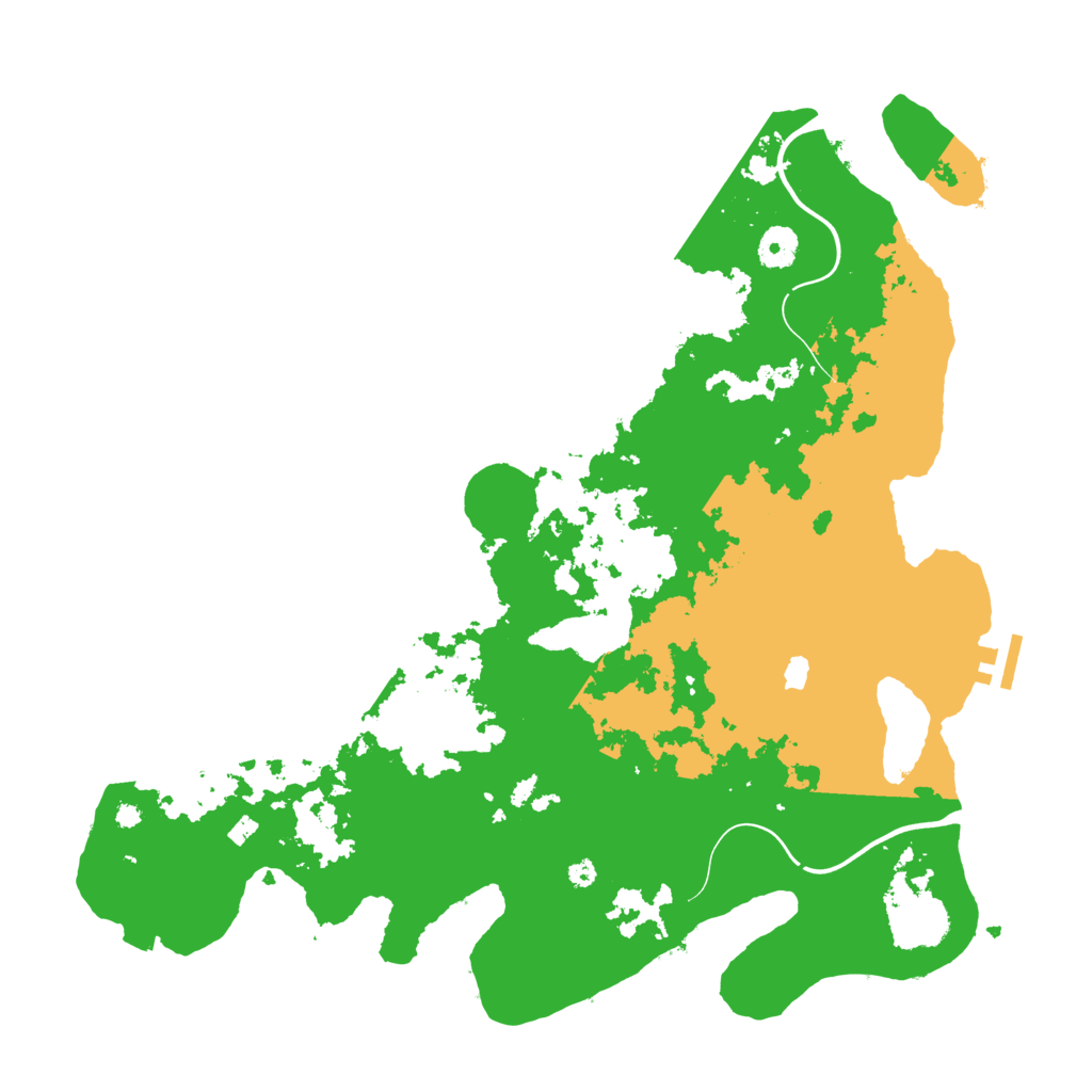 Biome Rust Map: Procedural Map, Size: 4000, Seed: 12514179