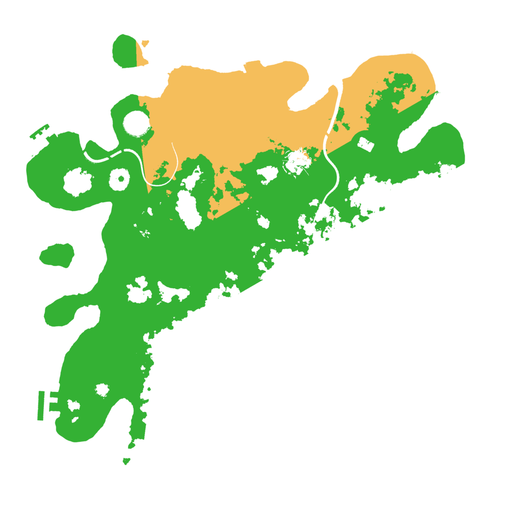 Biome Rust Map: Procedural Map, Size: 3500, Seed: 87659