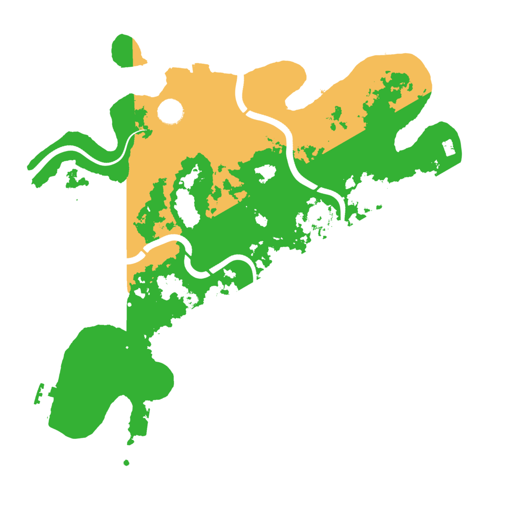 Biome Rust Map: Procedural Map, Size: 3500, Seed: 87659