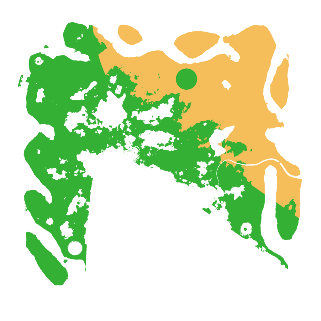 Biome Rust Map: Procedural Map, Size: 4000, Seed: 974330897