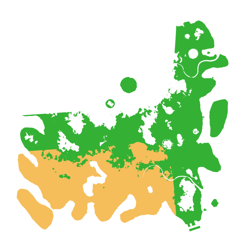 Biome Rust Map: Procedural Map, Size: 4300, Seed: 471998658