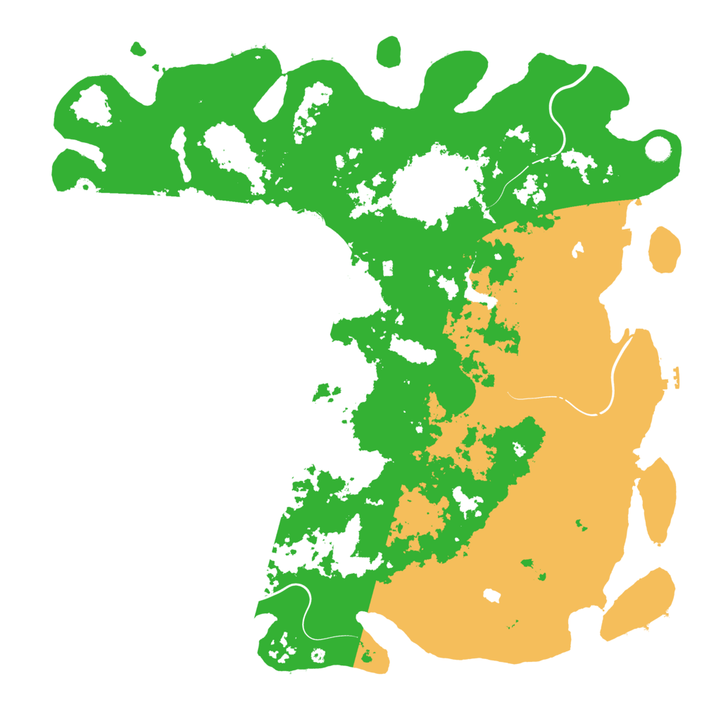 Biome Rust Map: Procedural Map, Size: 5000, Seed: 50020