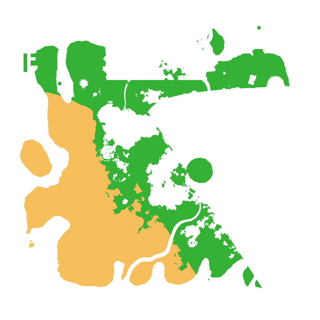 Biome Rust Map: Procedural Map, Size: 3500, Seed: 1205857869
