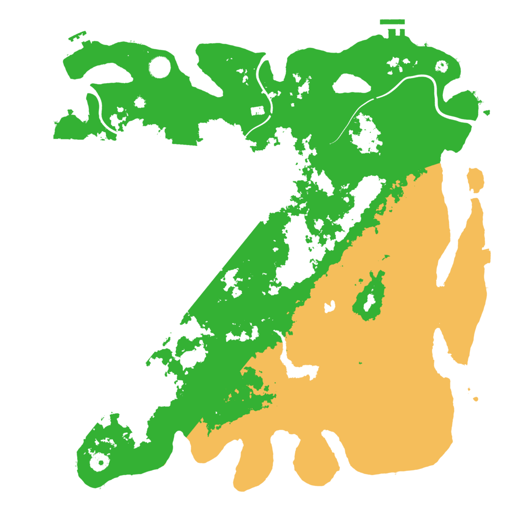 Biome Rust Map: Procedural Map, Size: 4250, Seed: 3542213