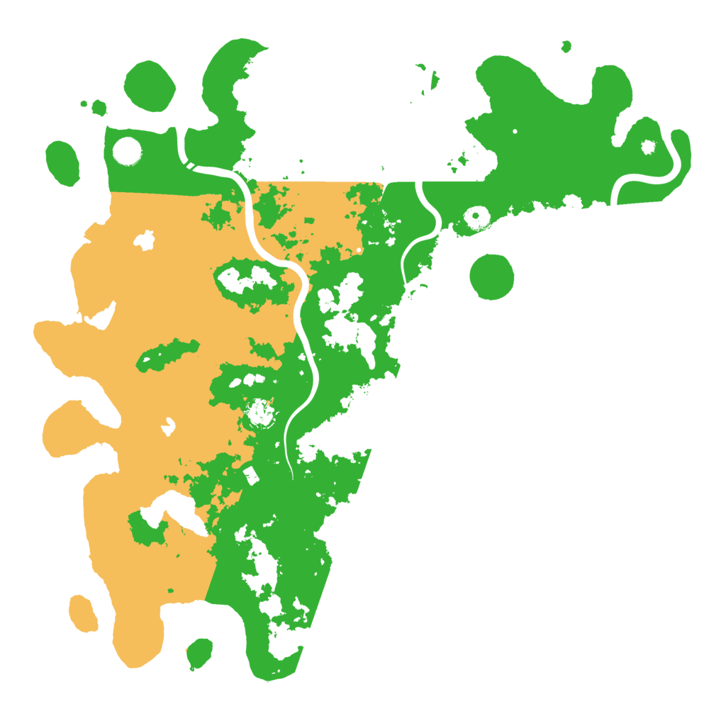Biome Rust Map: Procedural Map, Size: 4500, Seed: 538428075