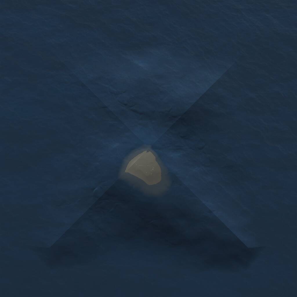 Rust Map: Procedural Map, Size: 1000, Seed: 493024392, 1 Monuments