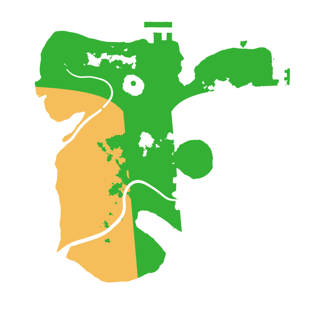 Biome Rust Map: Procedural Map, Size: 2300, Seed: 350011613