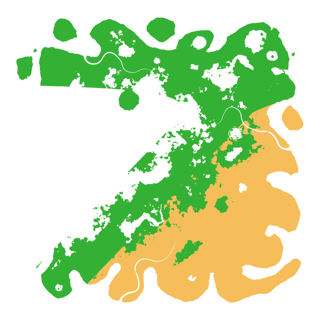 Biome Rust Map: Procedural Map, Size: 4500, Seed: 1765657378