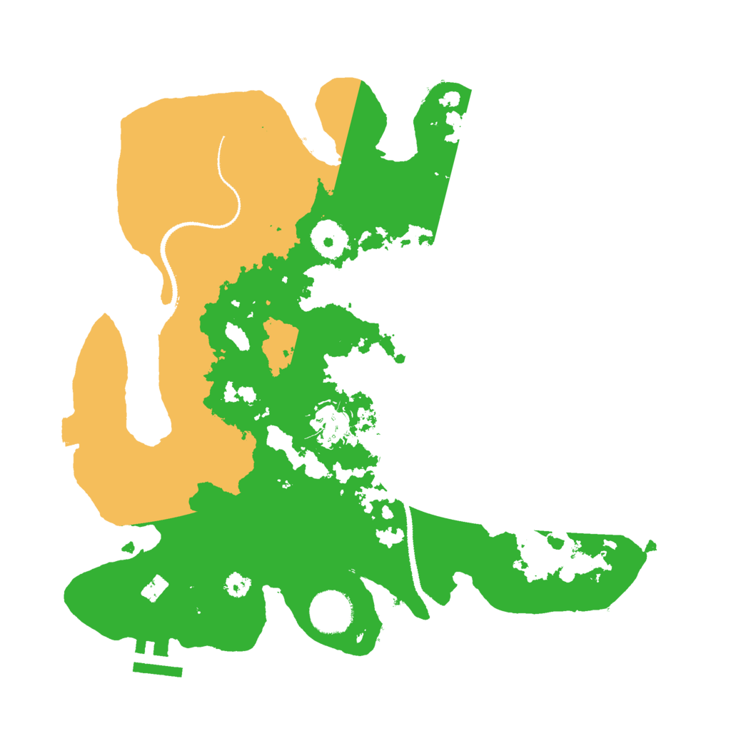 Biome Rust Map: Procedural Map, Size: 3000, Seed: 2024102112