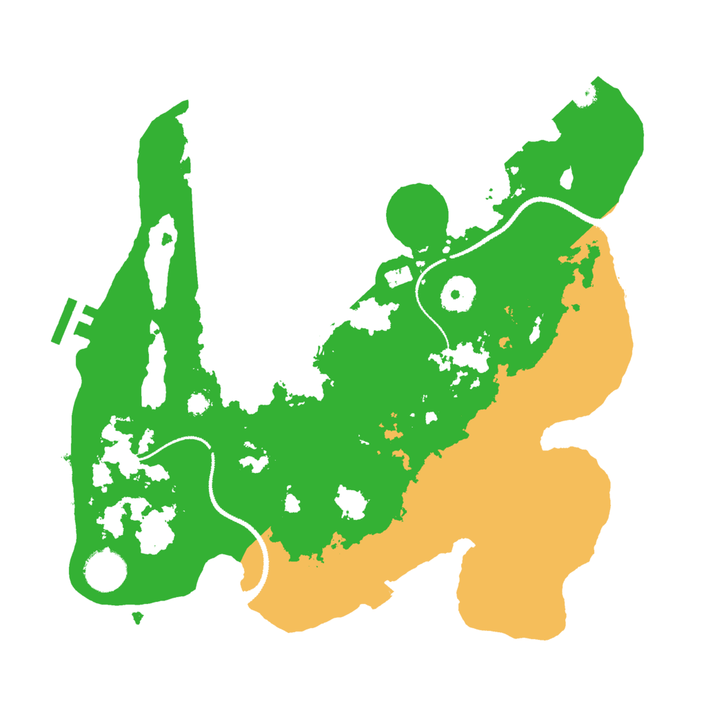 Biome Rust Map: Procedural Map, Size: 3000, Seed: 4346