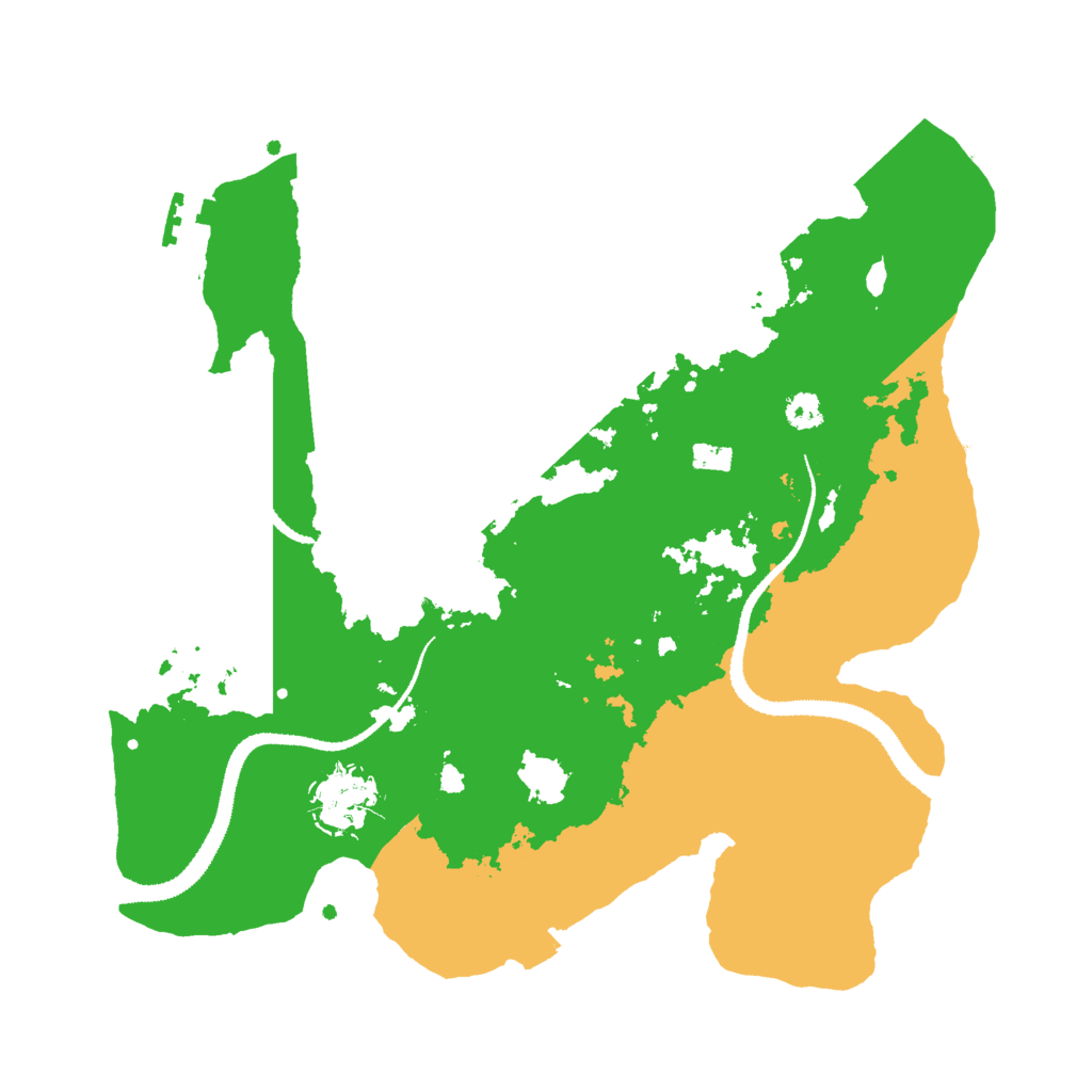 Biome Rust Map: Procedural Map, Size: 3000, Seed: 4346