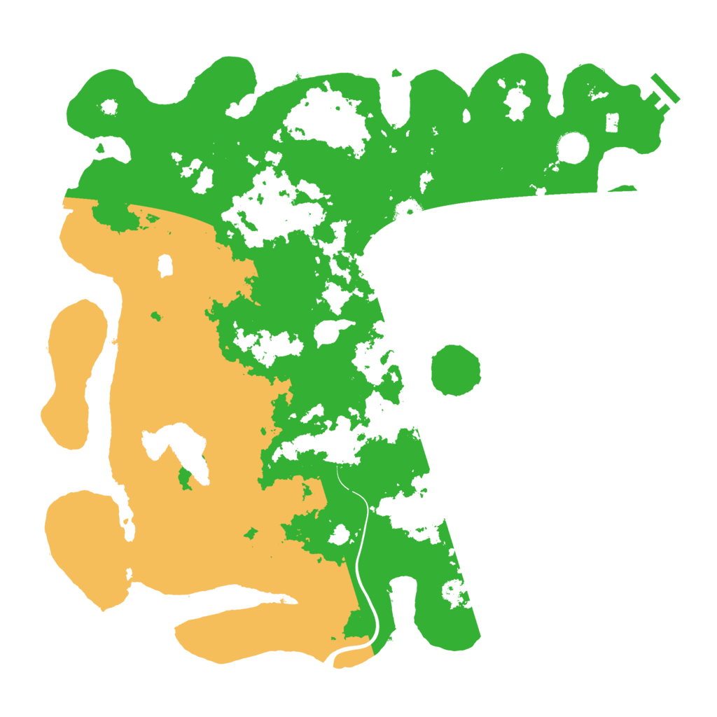 Biome Rust Map: Procedural Map, Size: 4000, Seed: 2109