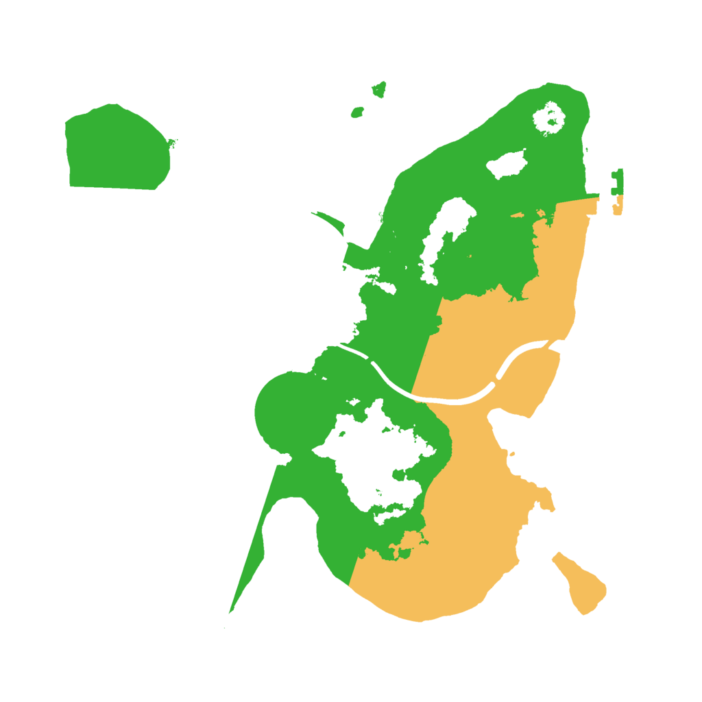 Biome Rust Map: Procedural Map, Size: 2300, Seed: 298312