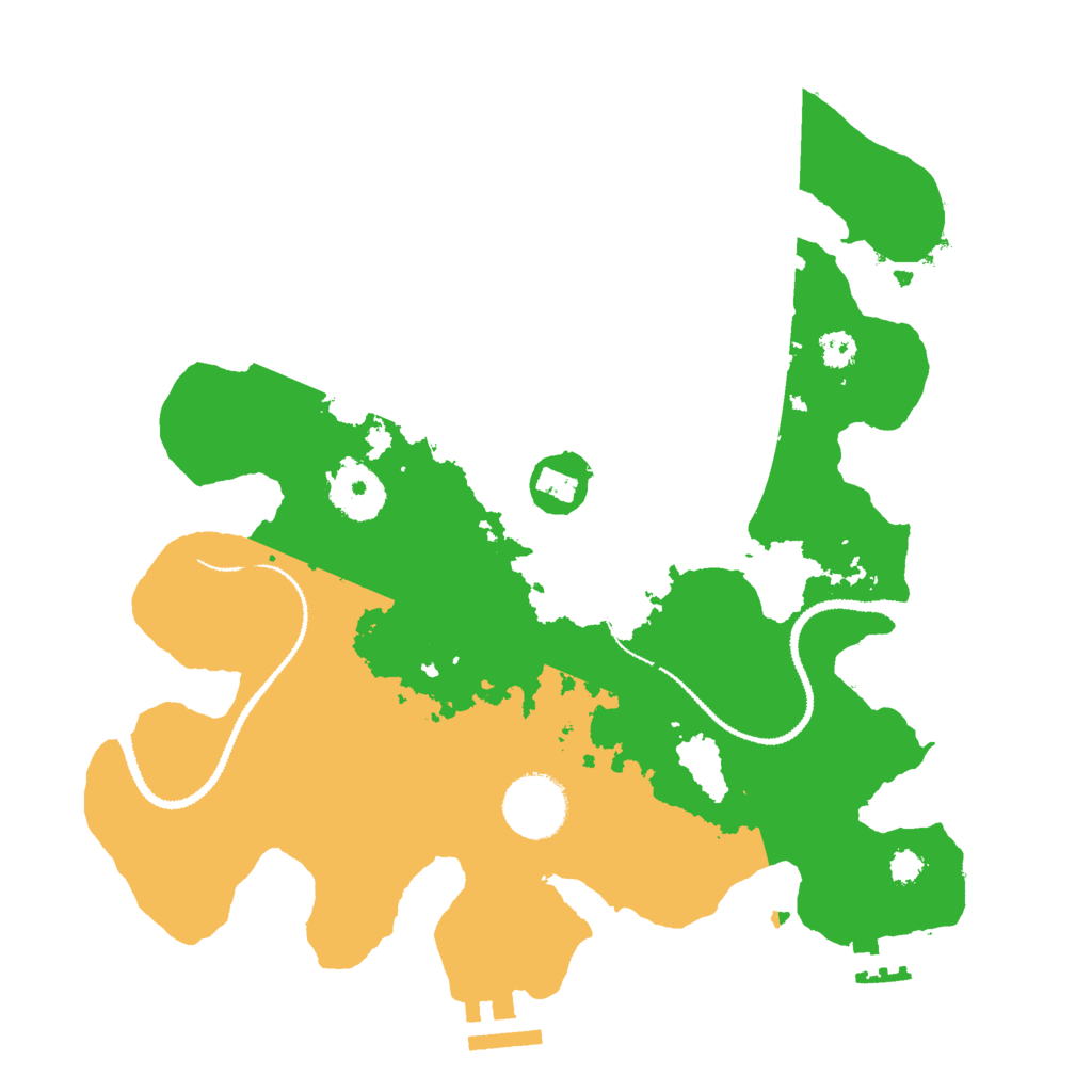 Biome Rust Map: Procedural Map, Size: 3000, Seed: 33558