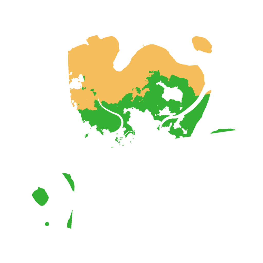 Biome Rust Map: Procedural Map, Size: 2550, Seed: 50000