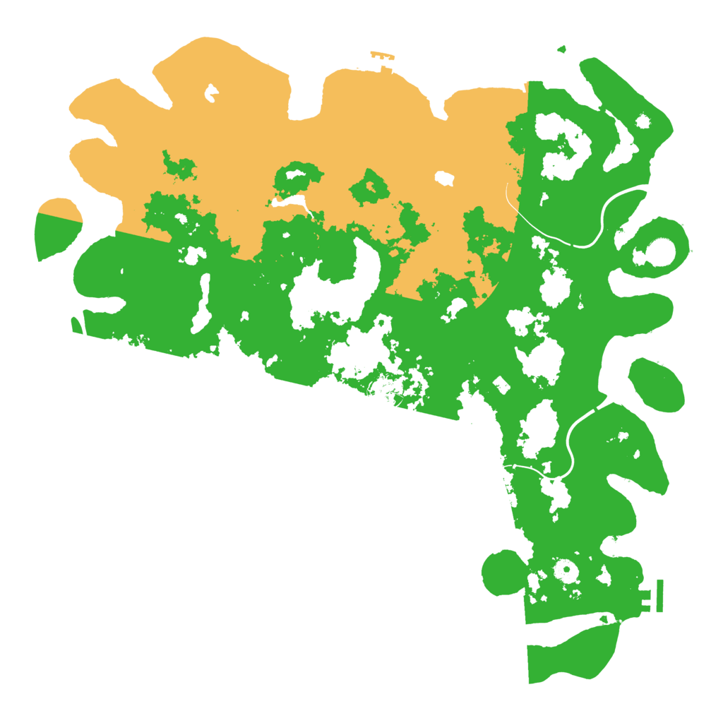Biome Rust Map: Procedural Map, Size: 4500, Seed: 1085087512