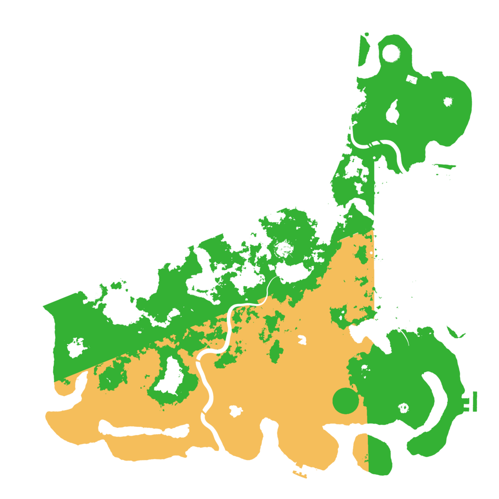 Biome Rust Map: Procedural Map, Size: 5000, Seed: 6392