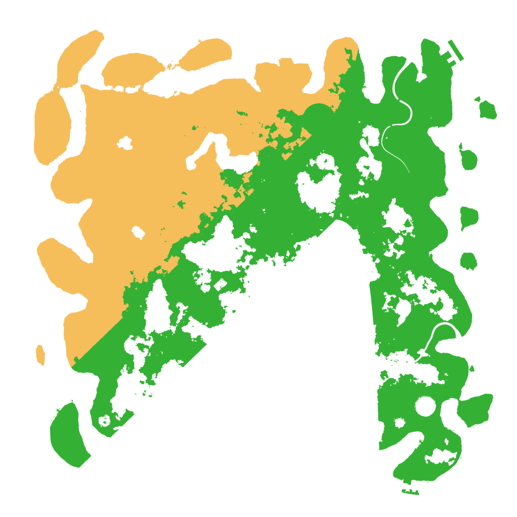 Biome Rust Map: Procedural Map, Size: 4500, Seed: 465914170