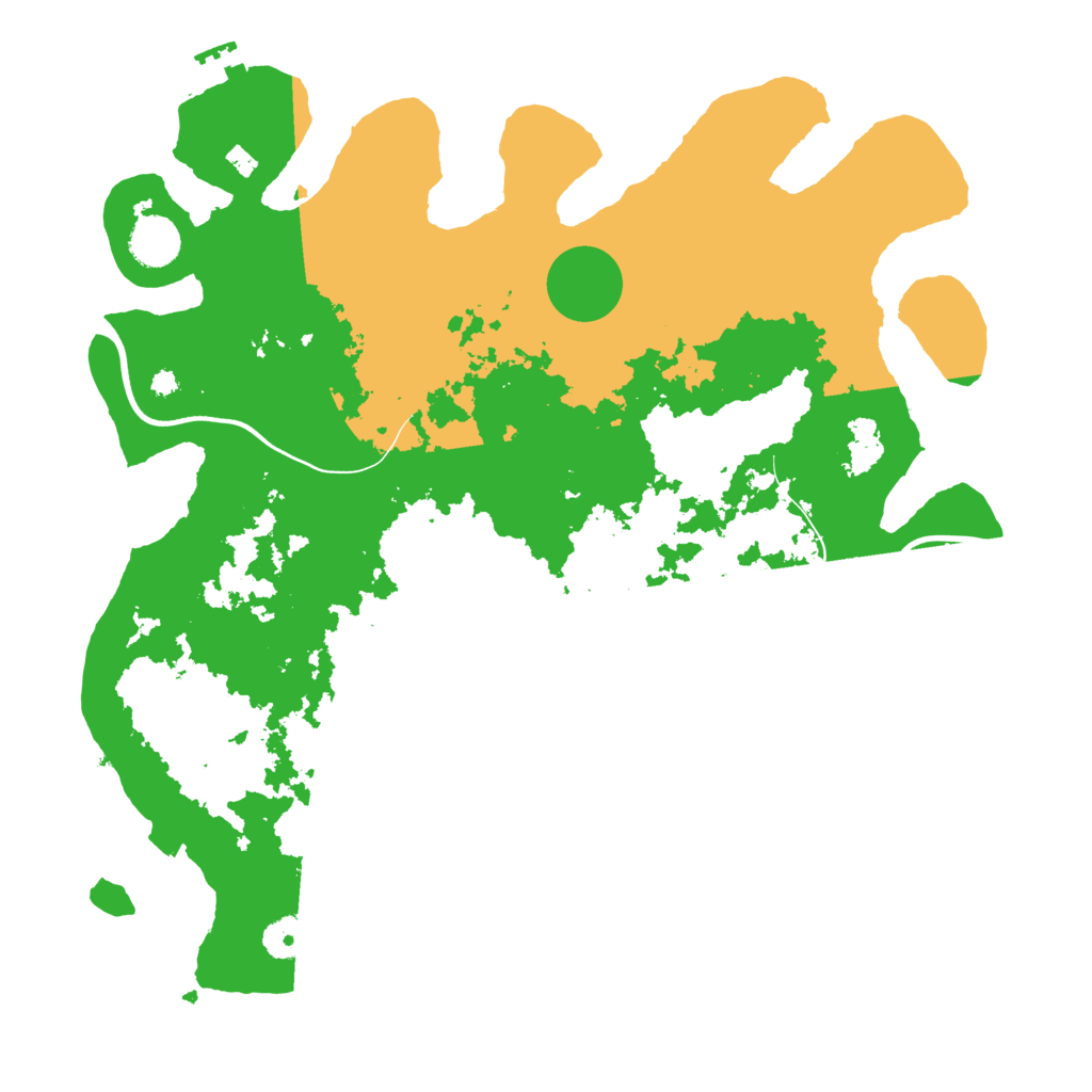 Biome Rust Map: Procedural Map, Size: 3810, Seed: 50000
