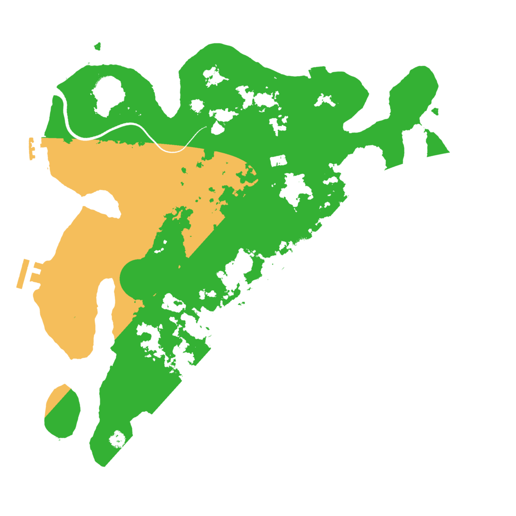 Biome Rust Map: Procedural Map, Size: 3500, Seed: 1837261790