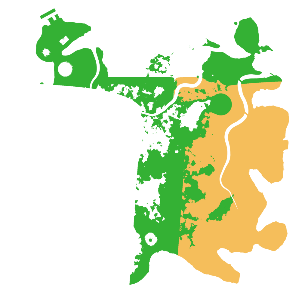 Biome Rust Map: Procedural Map, Size: 3750, Seed: 768565498