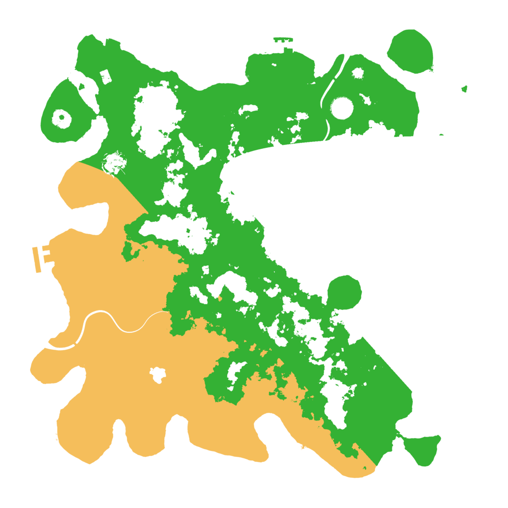 Biome Rust Map: Procedural Map, Size: 4000, Seed: 538711615