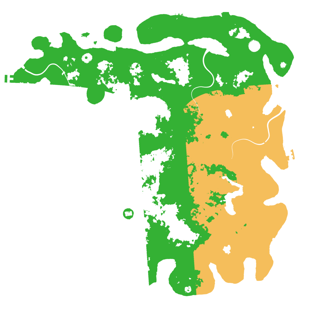 Biome Rust Map: Procedural Map, Size: 4700, Seed: 100