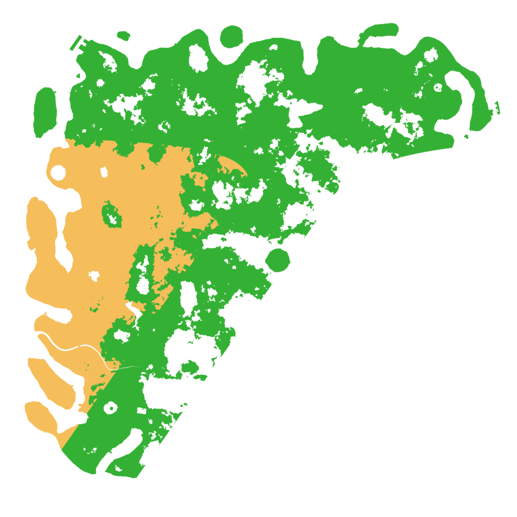 Biome Rust Map: Procedural Map, Size: 6000, Seed: 61250