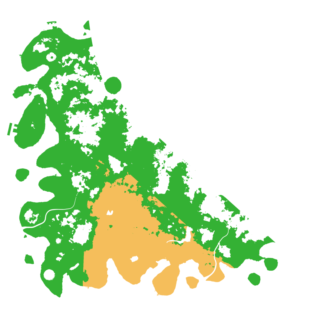 Biome Rust Map: Procedural Map, Size: 5000, Seed: 87640