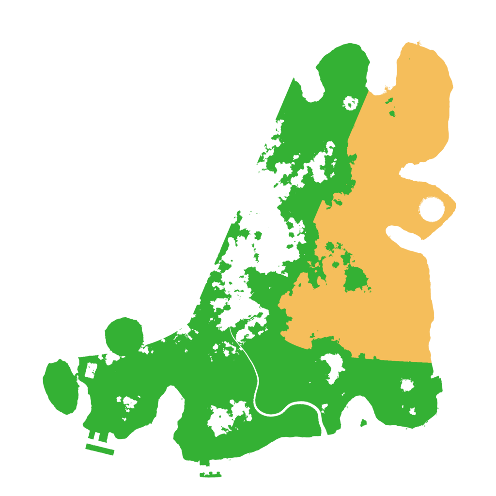 Biome Rust Map: Procedural Map, Size: 3500, Seed: 1591048505