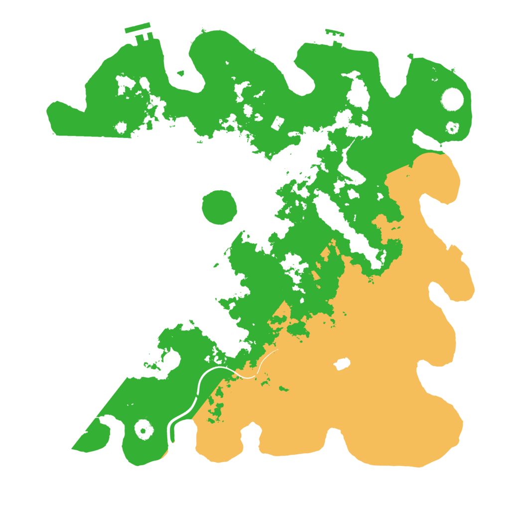 Biome Rust Map: Procedural Map, Size: 4000, Seed: 1910996816