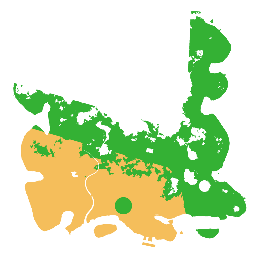 Biome Rust Map: Procedural Map, Size: 4000, Seed: 1910436992