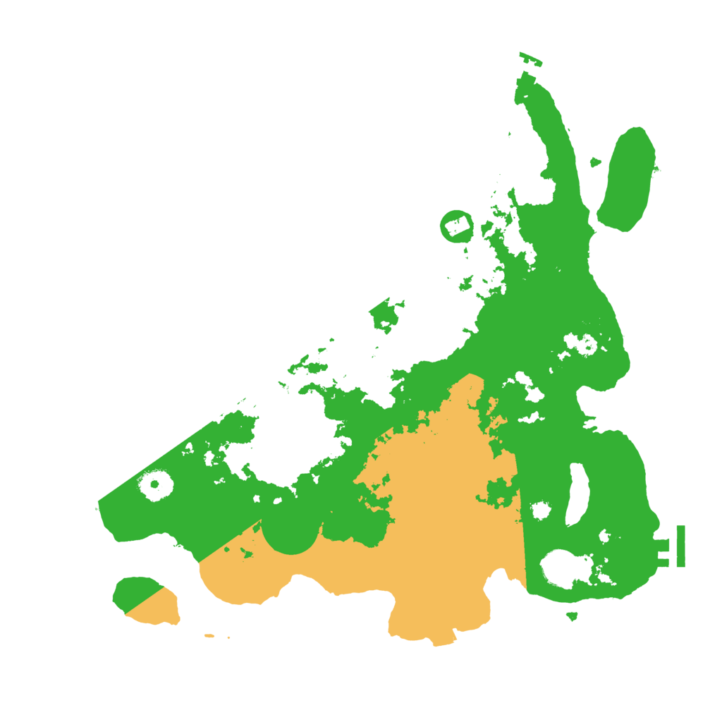 Biome Rust Map: Procedural Map, Size: 3500, Seed: 1314962684