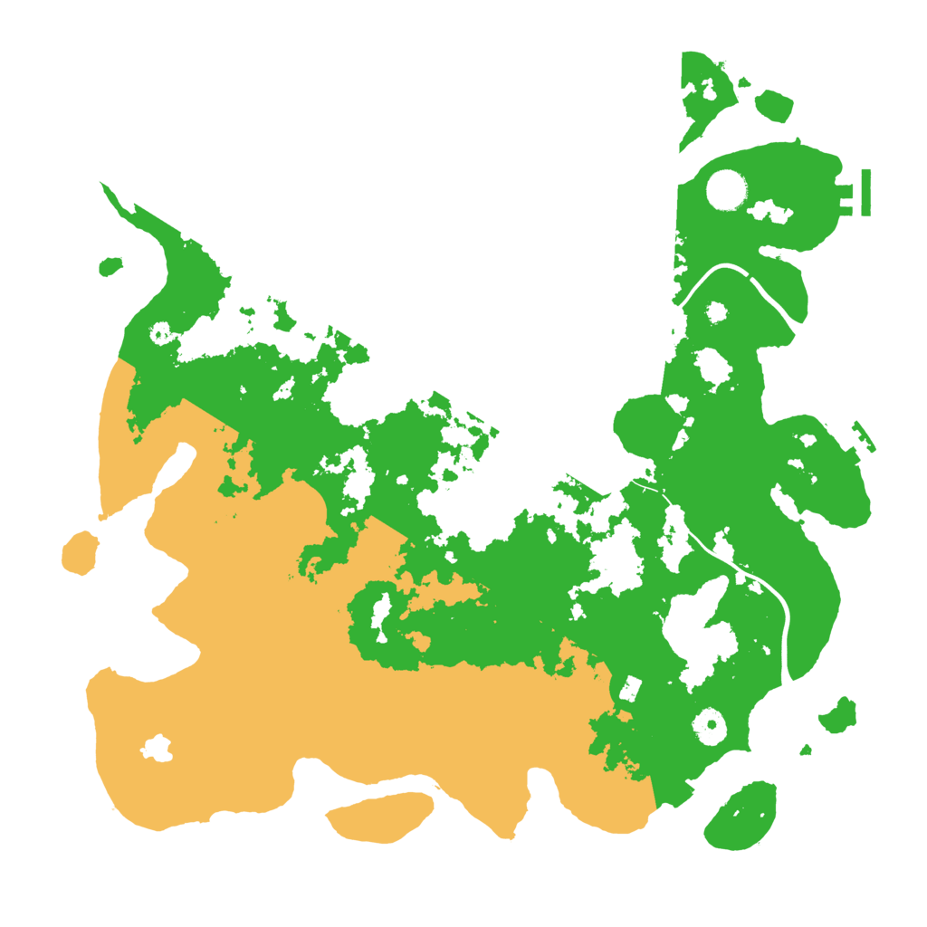 Biome Rust Map: Procedural Map, Size: 4000, Seed: 360449556