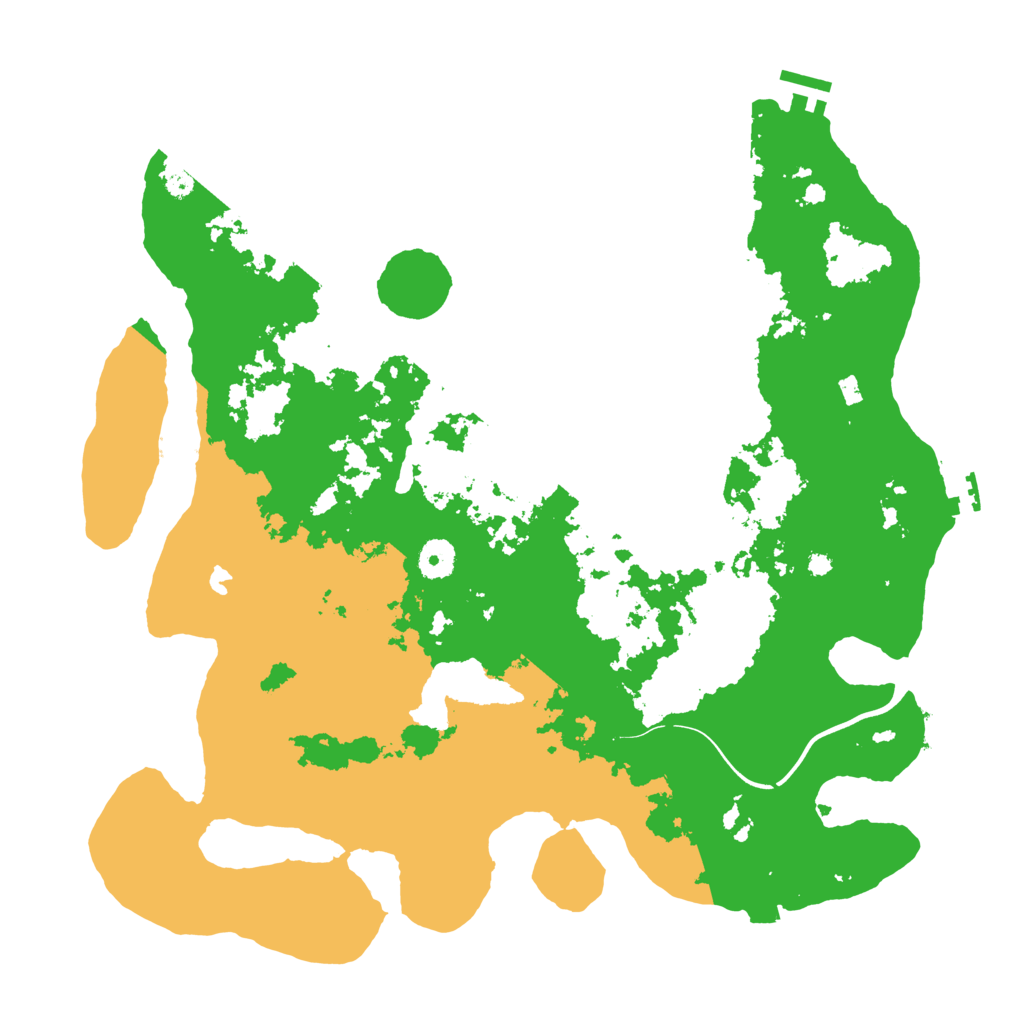 Biome Rust Map: Procedural Map, Size: 4000, Seed: 1092338711