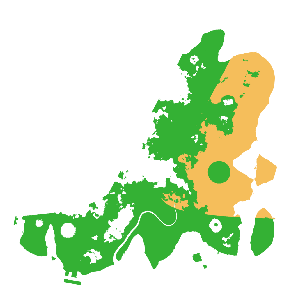 Biome Rust Map: Procedural Map, Size: 3500, Seed: 37537811