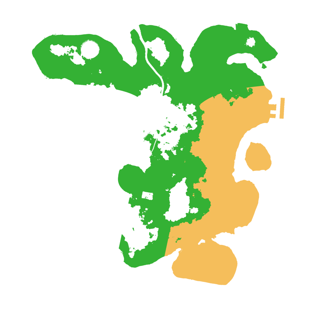 Biome Rust Map: Procedural Map, Size: 3000, Seed: 482282787