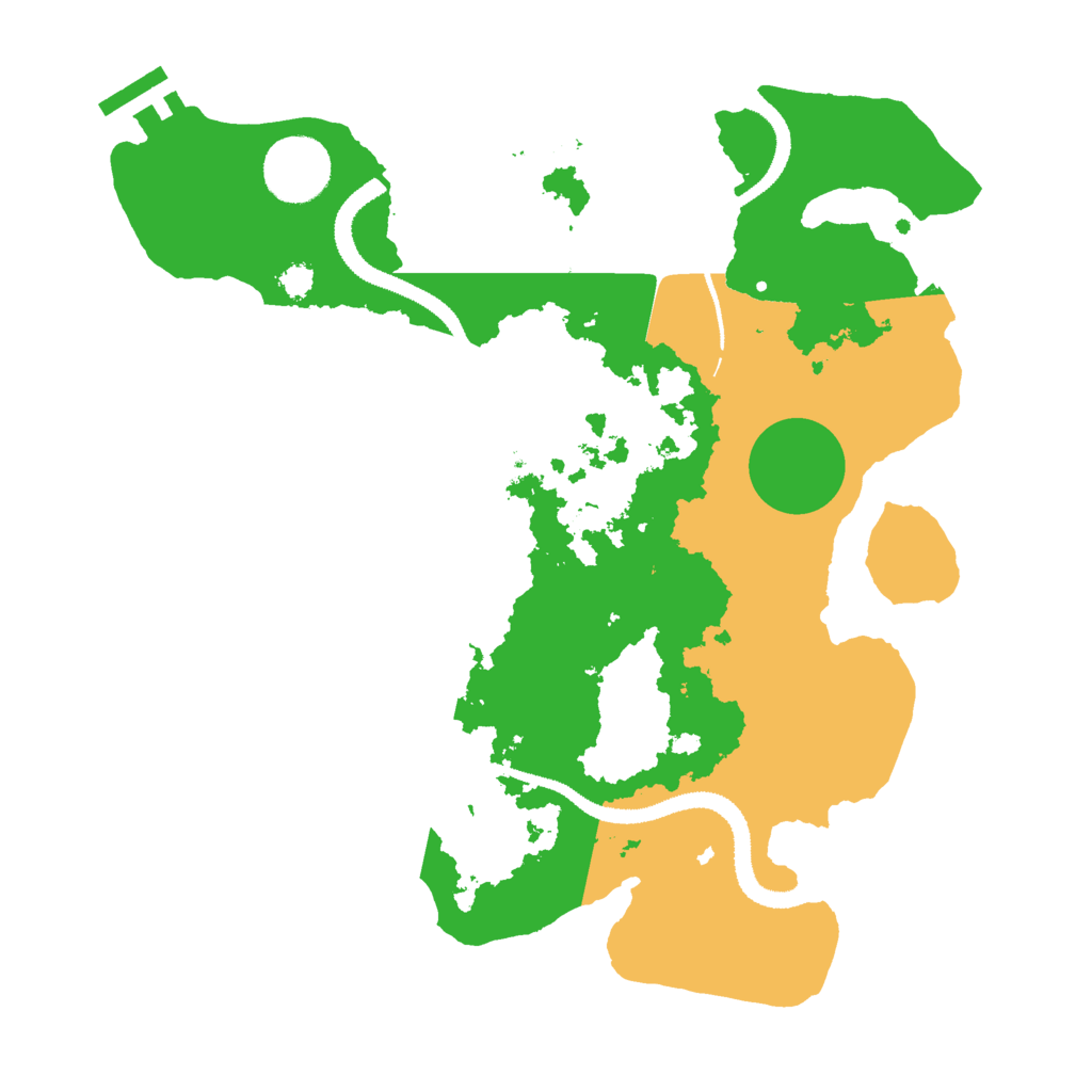 Biome Rust Map: Procedural Map, Size: 3000, Seed: 482282787