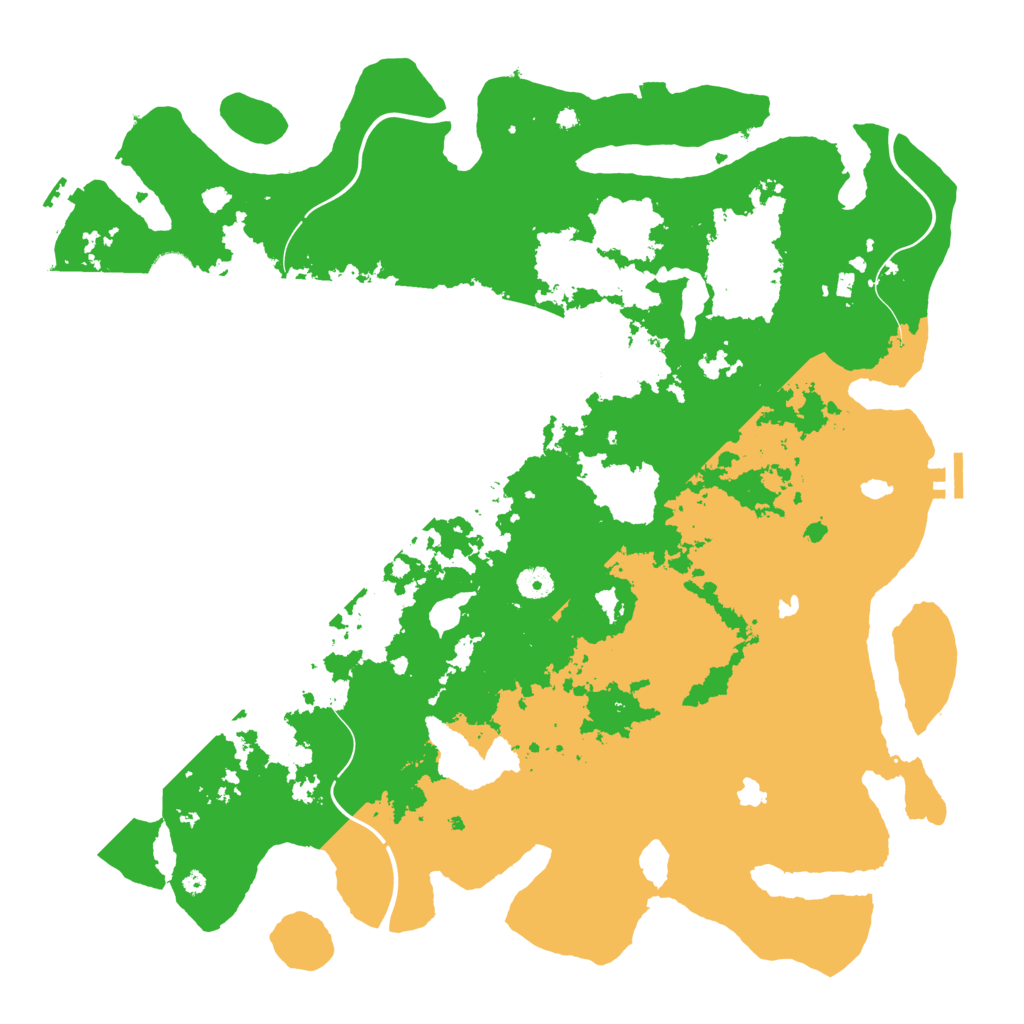 Biome Rust Map: Procedural Map, Size: 4500, Seed: 1846467183