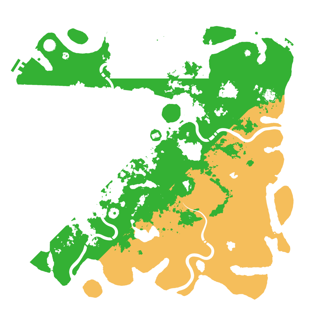 Biome Rust Map: Procedural Map, Size: 4500, Seed: 1846467183