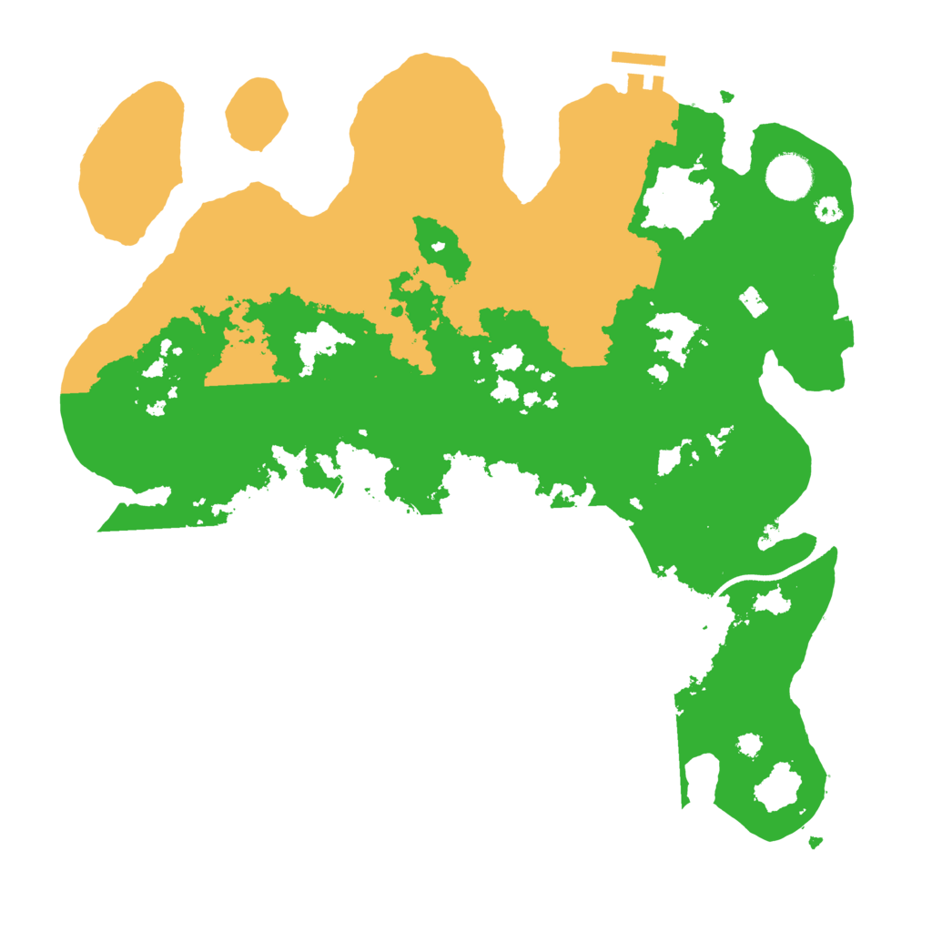 Biome Rust Map: Procedural Map, Size: 3500, Seed: 123452234