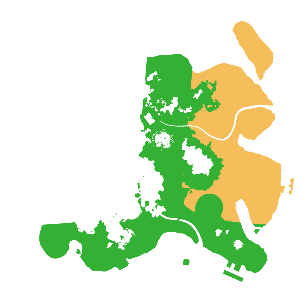 Biome Rust Map: Procedural Map, Size: 3000, Seed: 294