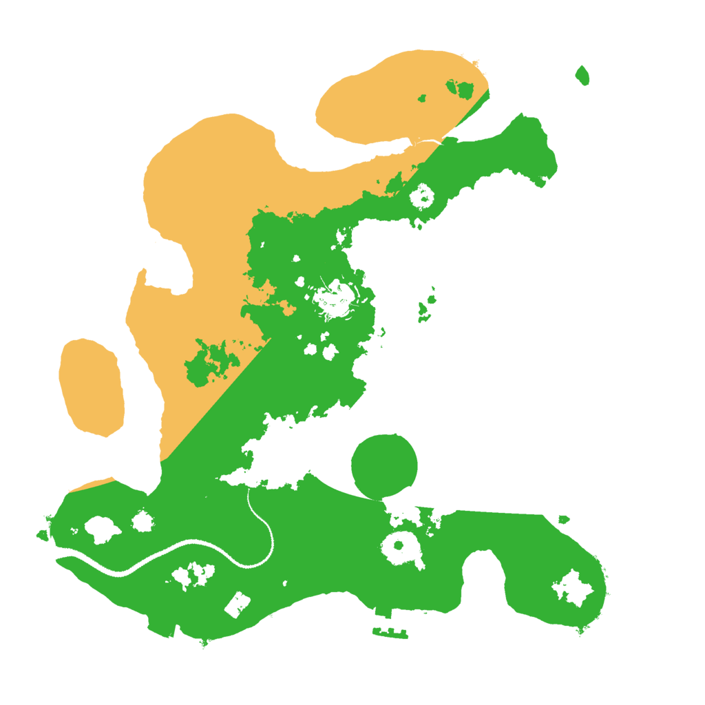 Biome Rust Map: Procedural Map, Size: 3000, Seed: 1851793292