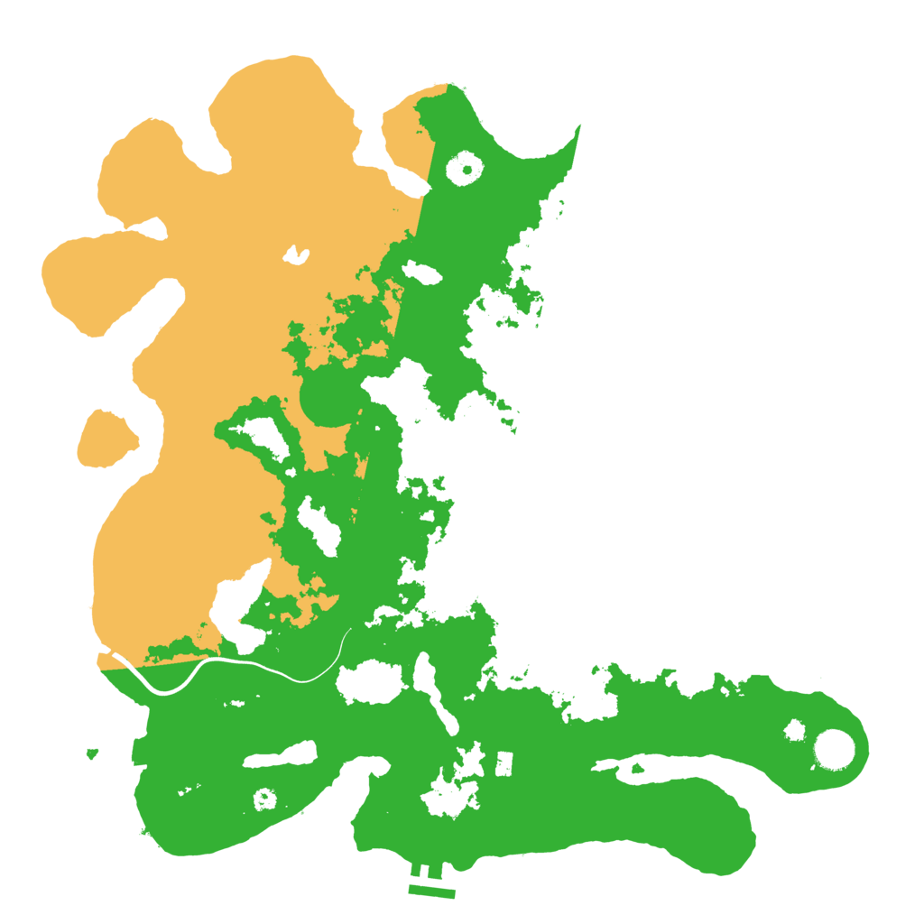 Biome Rust Map: Procedural Map, Size: 4000, Seed: 891074