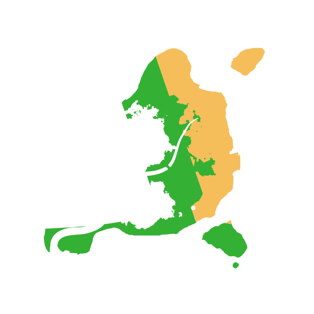Biome Rust Map: Procedural Map, Size: 2100, Seed: 908990215