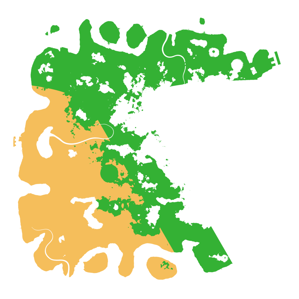 Biome Rust Map: Procedural Map, Size: 4500, Seed: 1954624