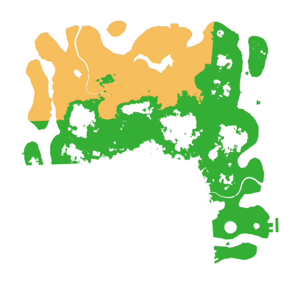 Biome Rust Map: Procedural Map, Size: 4200, Seed: 618247
