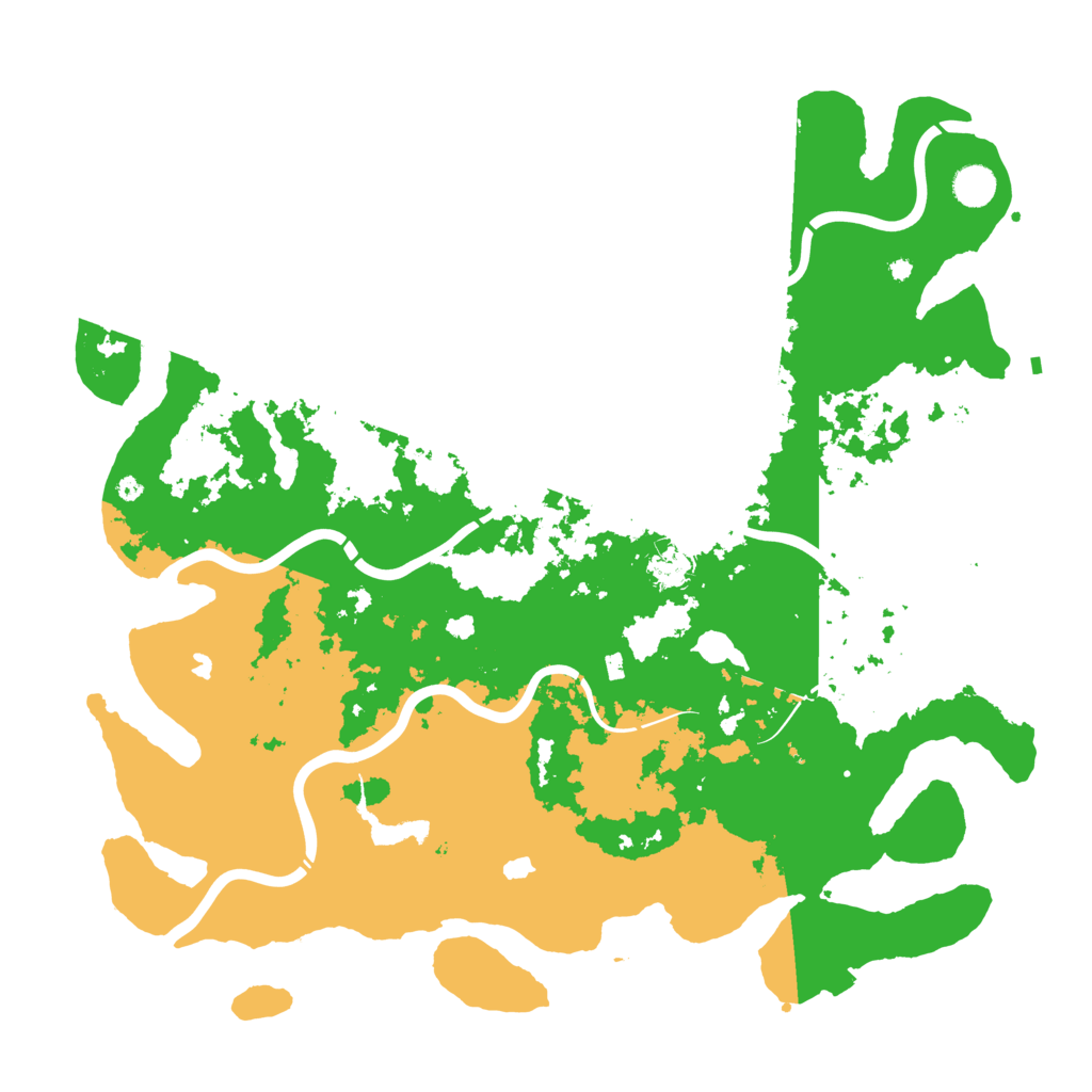 Biome Rust Map: Procedural Map, Size: 4500, Seed: 946762880