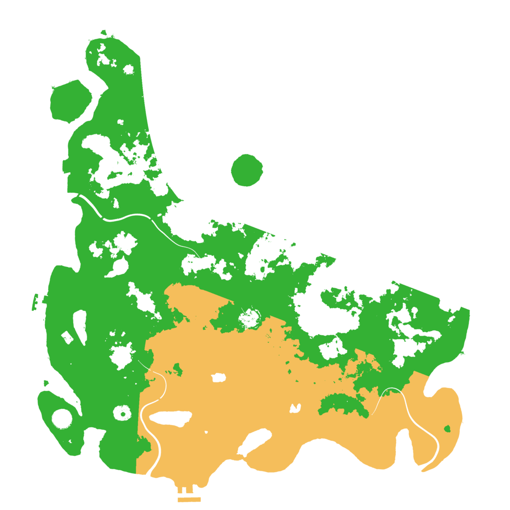 Biome Rust Map: Procedural Map, Size: 4500, Seed: 1489827422
