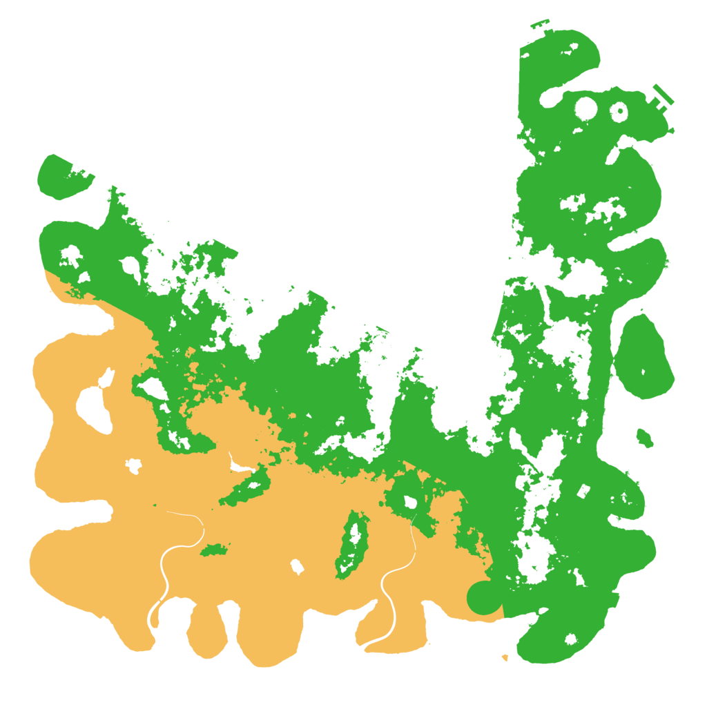Biome Rust Map: Procedural Map, Size: 5500, Seed: 34335323